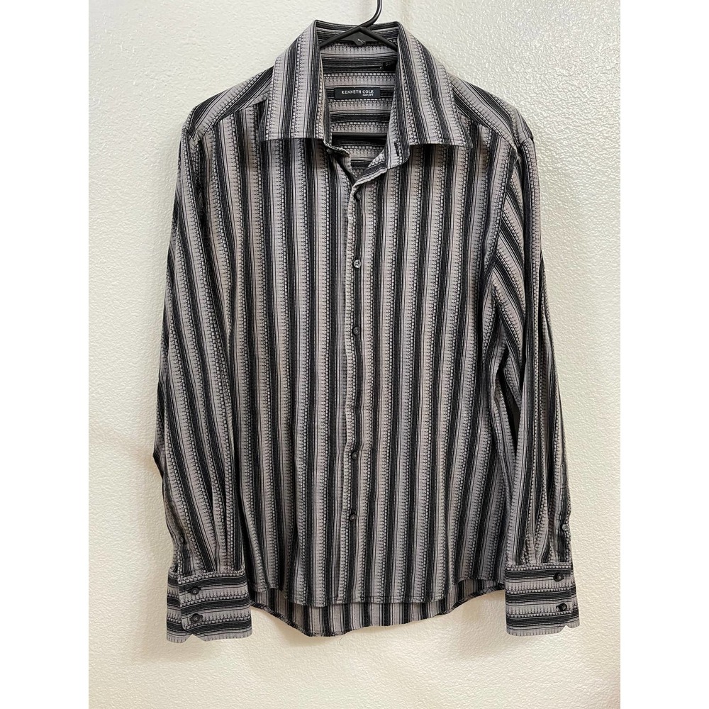 Men's Kenneth Cole NY Long Sleeve Shirt Sz Large